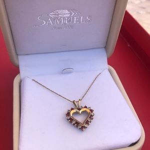 Ruby and diamond necklace